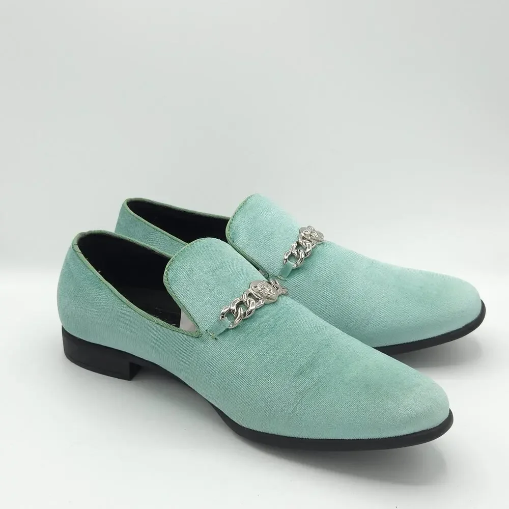 Amali Lynx Mint Men's Green Dress Shoes Size 10